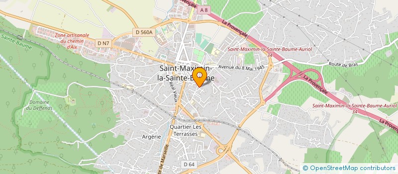 localisation de l'entreprise MONSIEUR MICHEL AURIC à SAINT-MAXIMIN-LA-SAINTE-BAUME