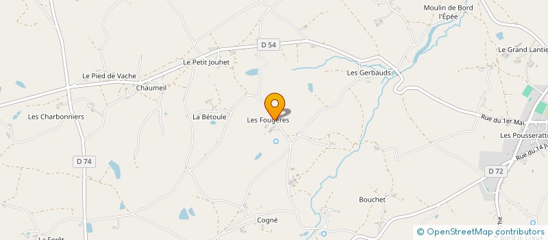 localisation de l'entreprise MONSIEUR MICHEL AUSSOURD à SAINT-DENIS-DE-JOUHET