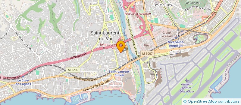 localisation de l'entreprise MONSIEUR MICHEL AUTHIAT à SAINT-LAURENT-DU-VAR