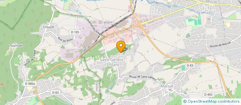 localisation de l'entreprise MONSIEUR MICHEL AUZILLON  MALAUZAT