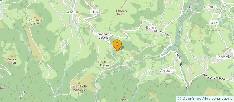 localisation de l'entreprise MONSIEUR MICHEL AVEREDE  BULAN