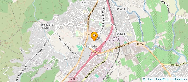 localisation de l'entreprise MONSIEUR MICHEL AVERSENG  LA FARLEDE