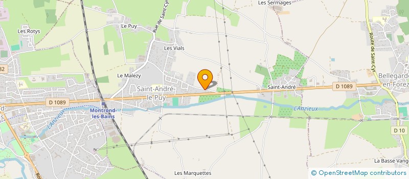 localisation de l'entreprise MONSIEUR MICHEL AYEL  SAINT-ANDRE-LE-PUY