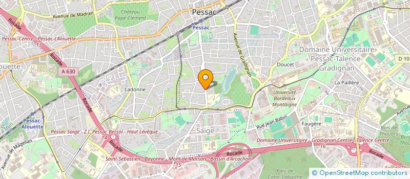 localisation de l'entreprise MONSIEUR MICHEL AZAIS à PESSAC
