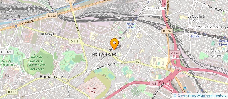 localisation de l'entreprise MONSIEUR MICHEL AZENCOT à NOISY-LE-SEC