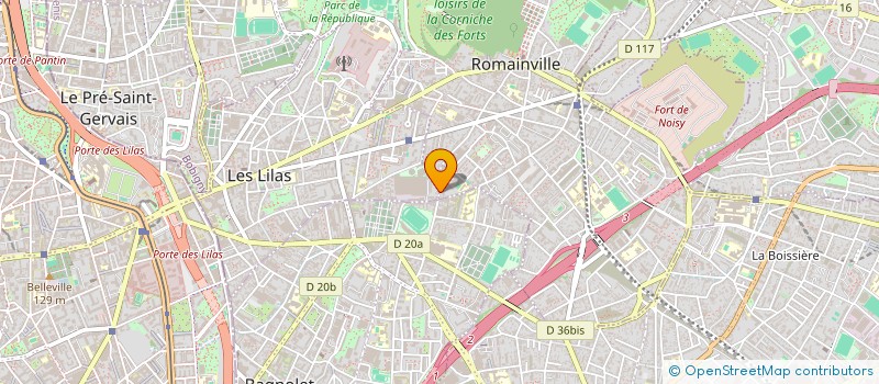 localisation de l'entreprise MONSIEUR MICHEL AZOULAI à ROMAINVILLE