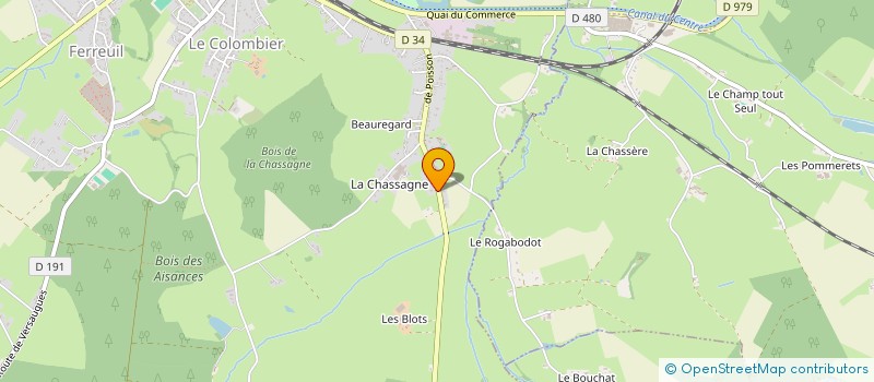 localisation de l'entreprise MONSIEUR MICHEL BACCAUD à PARAY-LE-MONIAL