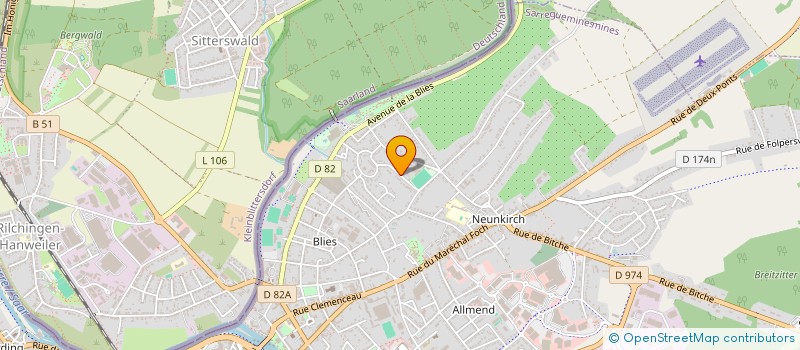 localisation de l'entreprise MONSIEUR MICHEL BACH à SARREGUEMINES