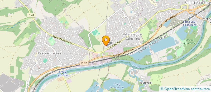 localisation de l'entreprise MONSIEUR MICHEL BACON  VILLERS-SOUS-SAINT-LEU