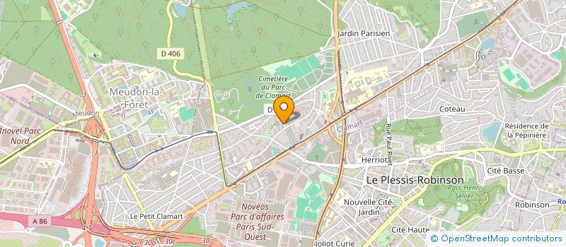 localisation de l'entreprise MONSIEUR MICHEL BADILLER  CLAMART