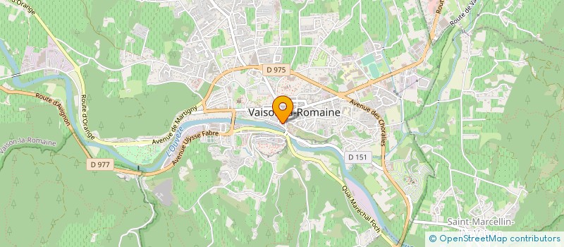 localisation de l'entreprise MONSIEUR MICHEL BAFFIE  VAISON-LA-ROMAINE