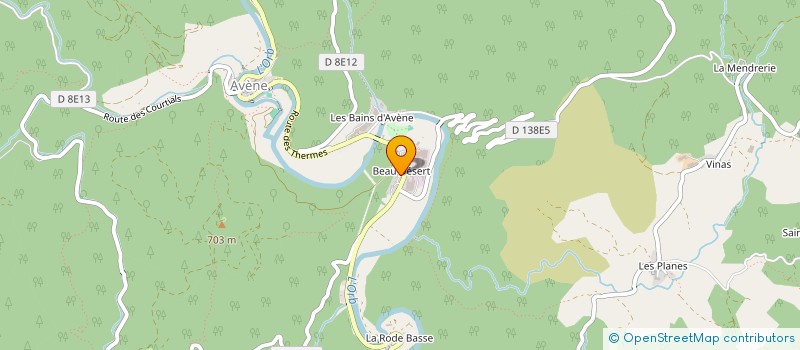 localisation de l'entreprise MONSIEUR MICHEL BAGEIN  AVENE