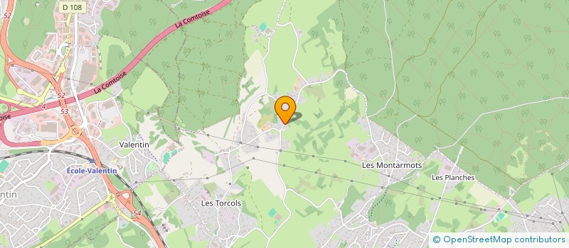 localisation de l'entreprise MONSIEUR MICHEL BAILLE  BESANCON