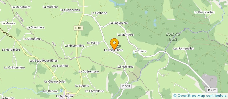 localisation de l'entreprise MONSIEUR MICHEL BAILLEHACHE à NOUES DE SIENNE