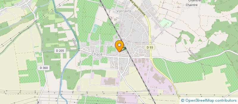 localisation de l'entreprise MONSIEUR MICHEL BAILLERGEON  BELLEVIGNE-LES-CHATEAUX