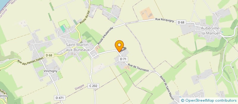 localisation de l'entreprise MONSIEUR MICHEL BAILLEUL  SAINT-MARTIN-AUX-BUNEAUX