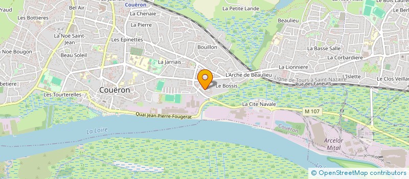 localisation de l'entreprise MONSIEUR MICHEL BAILLEUL à COUERON
