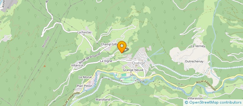 localisation de l'entreprise MONSIEUR MICHEL BAILLOT  QUEIGE