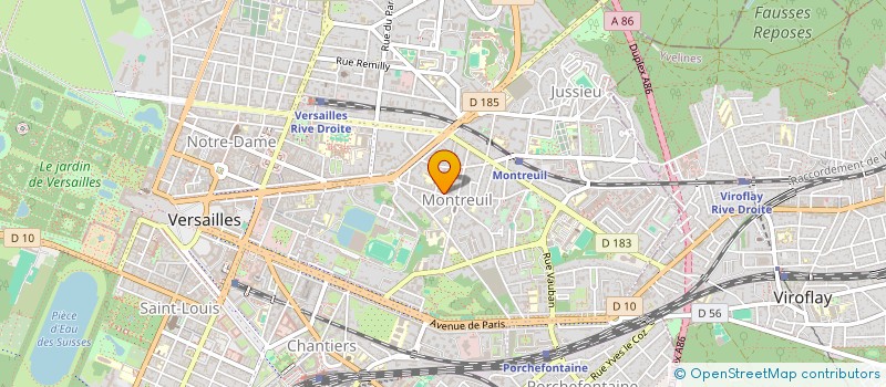 localisation de l'entreprise MONSIEUR MICHEL BAILLOU à VERSAILLES