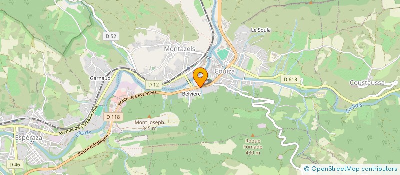 localisation de l'entreprise MONSIEUR MICHEL BAKKER  COUIZA