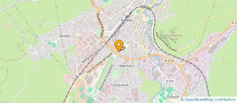 localisation de l'entreprise MONSIEUR MICHEL BALCELLS à AURILLAC