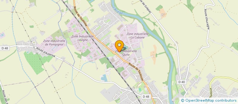 localisation de l'entreprise MONSIEUR MICHEL BALENCON  AUTERIVE