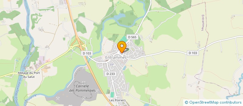 localisation de l'entreprise MONSIEUR MICHEL BALIDAS  ENTRAMMES