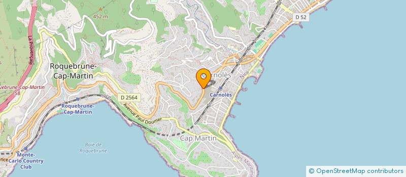 localisation de l'entreprise MONSIEUR MICHEL BALLOT à ROQUEBRUNE CAP MARTIN