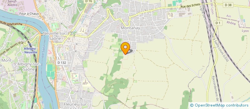 localisation de l'entreprise MONSIEUR MICHEL BALME  MONTANAY