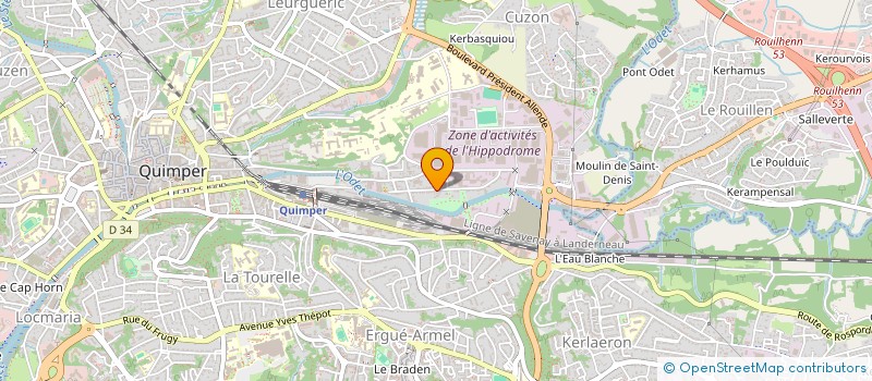 localisation de l'entreprise MONSIEUR MICHEL BALOT à QUIMPER