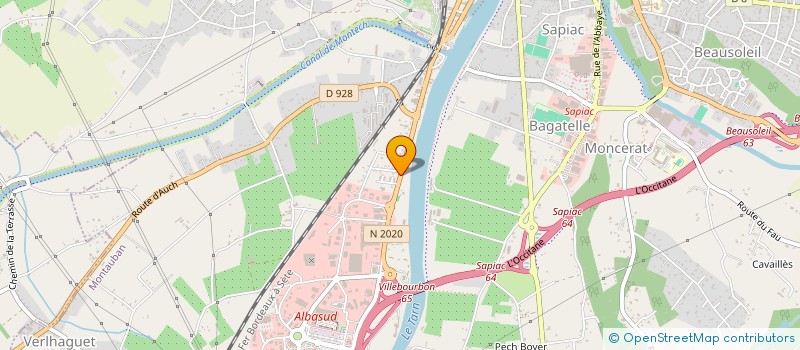 localisation de l'entreprise MONSIEUR MICHEL BALSEMIN  MONTAUBAN