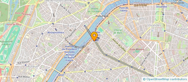 localisation de l'entreprise MONSIEUR MICHEL BANDELIER  PARIS