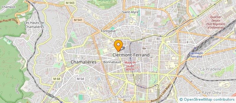 localisation de l'entreprise MONSIEUR MICHEL BARATS  CLERMONT-FERRAND