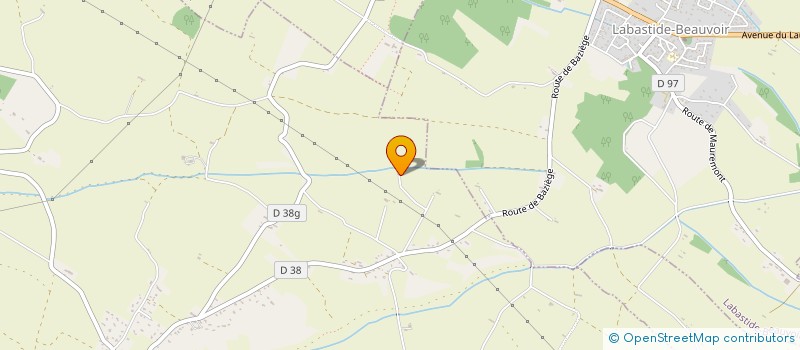 localisation de l'entreprise MONSIEUR MICHEL BARBA  LABASTIDE BEAUVOIR