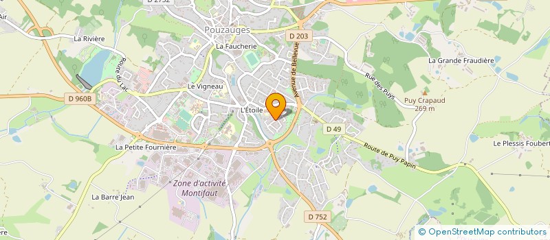 localisation de l'entreprise MONSIEUR MICHEL BARBARIT  SAINT-MAURICE-LE-GIRARD