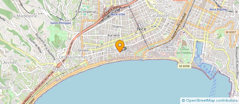 localisation de l'entreprise MONSIEUR MICHEL BARBERA à NICE