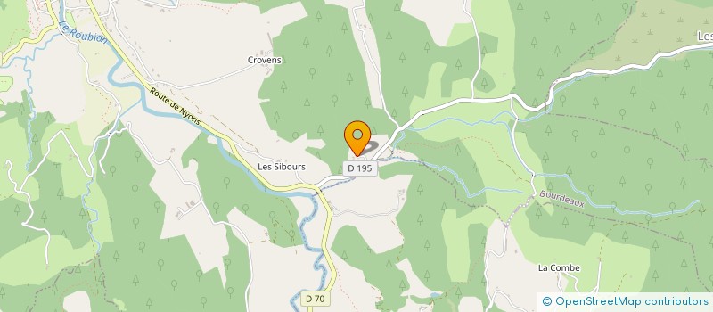 localisation de l'entreprise MONSIEUR MICHEL BARBERENA  BEZAUDUN-SUR-BINE