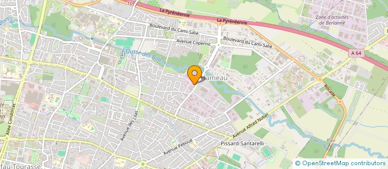 localisation de l'entreprise MONSIEUR MICHEL BARBIER à PAU