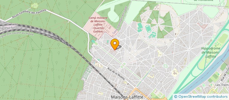 localisation de l'entreprise MONSIEUR MICHEL BARBIER  MAISONS-LAFFITTE