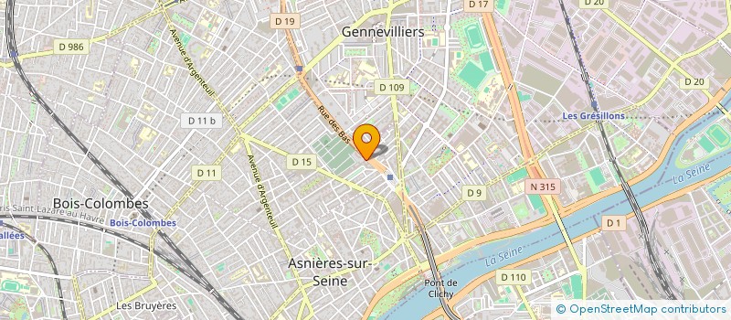 localisation de l'entreprise MONSIEUR MICHEL BARBIER à ASNIERES-SUR-SEINE