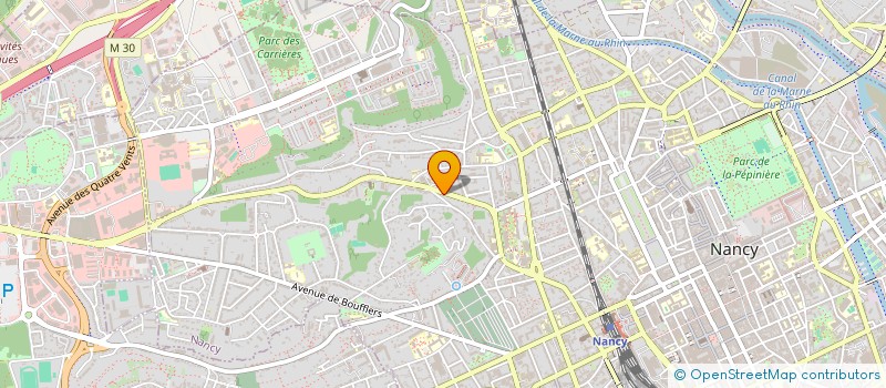 localisation de l'entreprise MONSIEUR MICHEL BARBILLON  NANCY