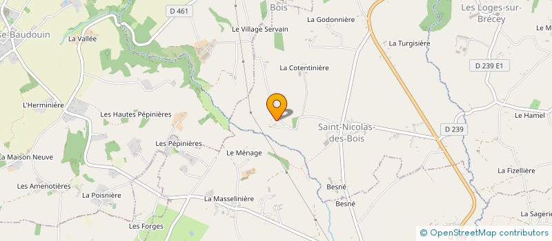 localisation de l'entreprise MONSIEUR MICHEL BARBOT à LES CRESNAYS