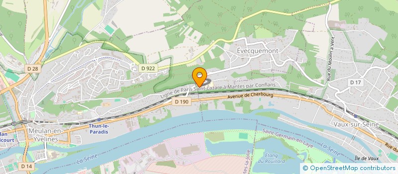 localisation de l'entreprise MONSIEUR MICHEL BARBOTEU  EVECQUEMONT