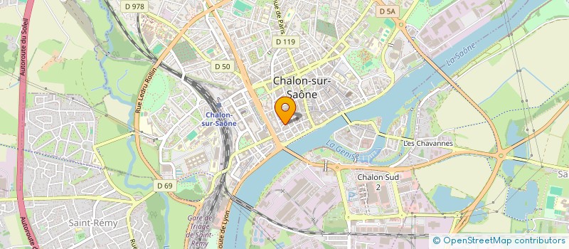 localisation de l'entreprise MONSIEUR MICHEL BARD à CHALON-SUR-SAONE