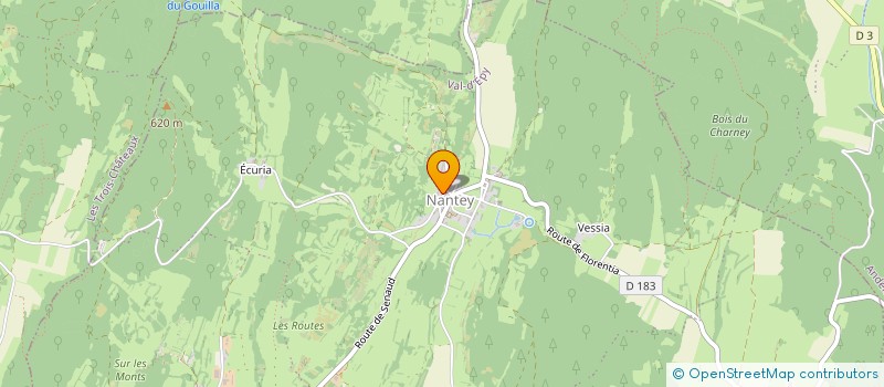 localisation de l'entreprise MONSIEUR MICHEL BARDON-RAFFIN  VAL-D'EPY