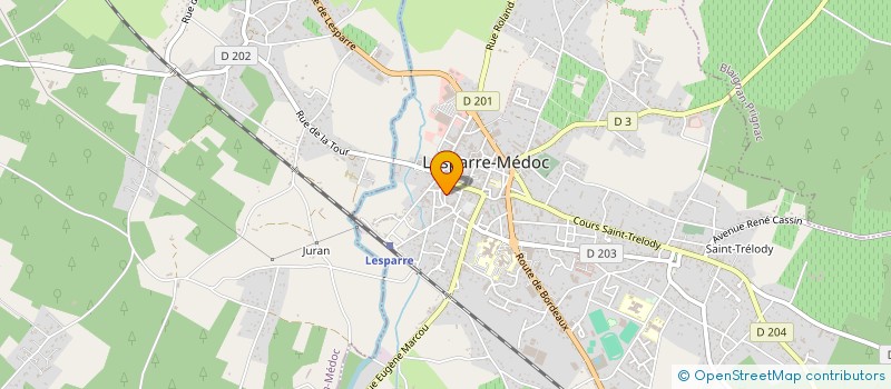 localisation de l'entreprise MONSIEUR MICHEL BARES à LESPARRE-MEDOC