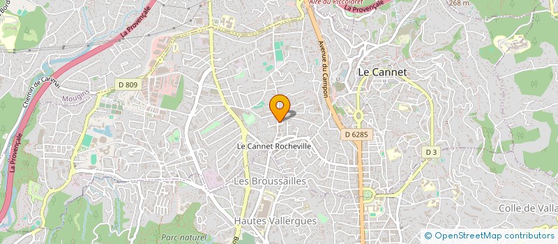 localisation de l'entreprise MONSIEUR MICHEL BARLOT à LE CANNET