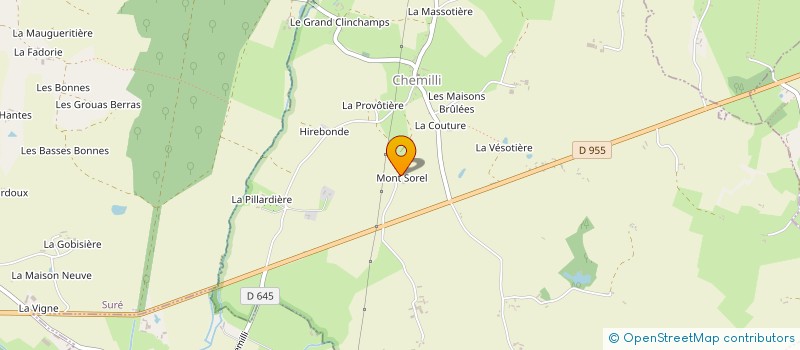 localisation de l'entreprise MONSIEUR MICHEL BARON à CHEMILLI