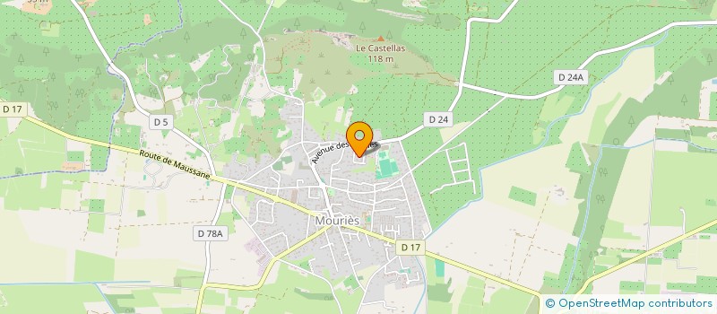 localisation de l'entreprise MONSIEUR MICHEL BARONE  MOURIES