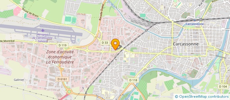 localisation de l'entreprise MONSIEUR MICHEL BARRABES à CARCASSONNE